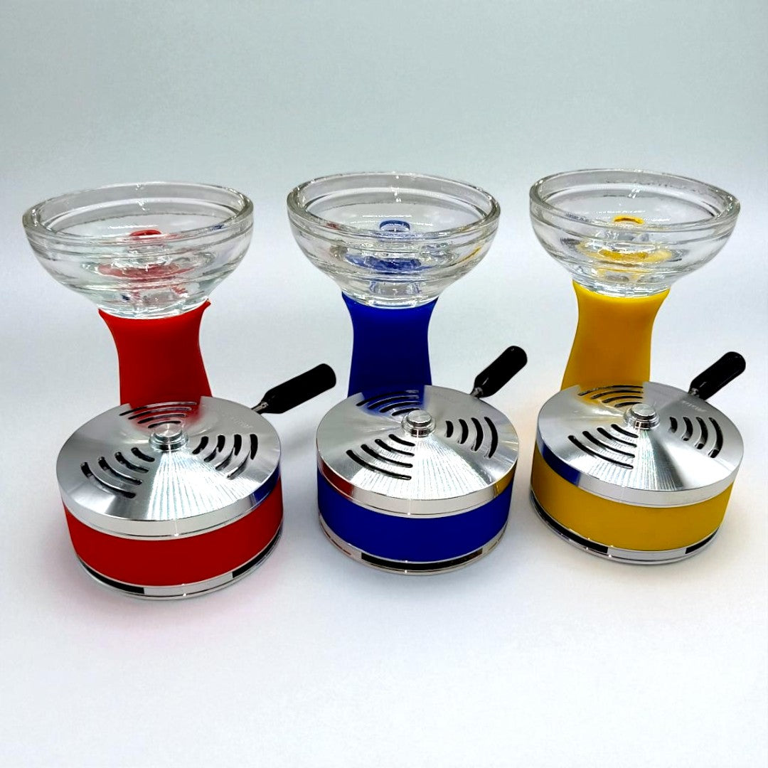 ColorFusion Pyrex Glass Shisha Head Set