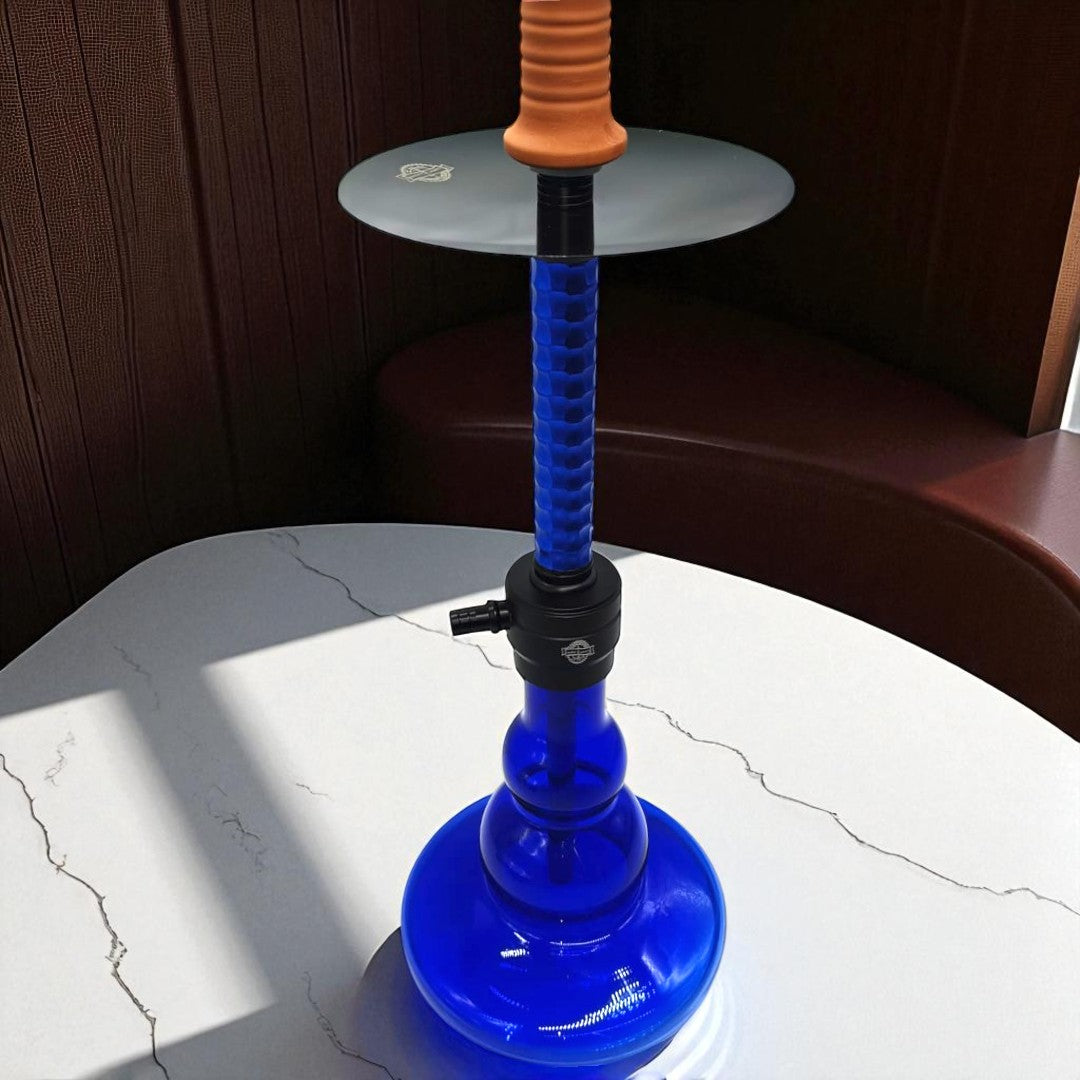 Azure Shisha – Vibrant Blue Glass Water Pipe