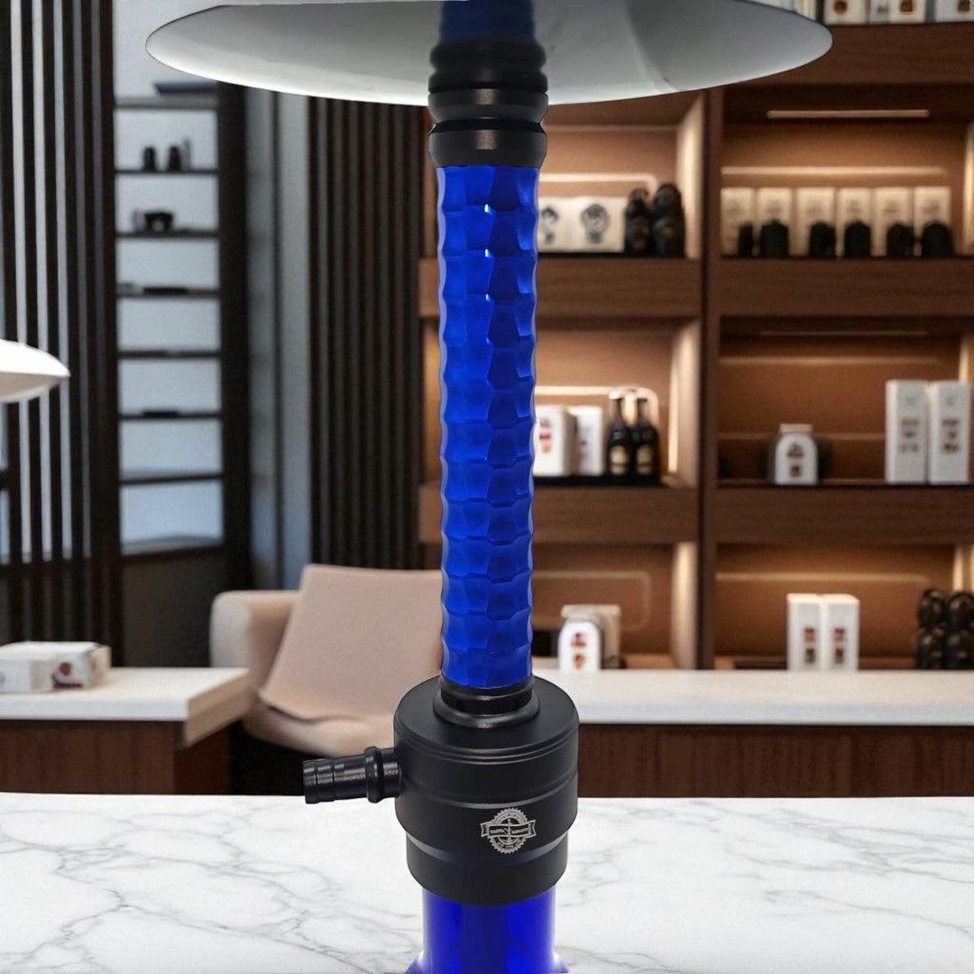 Azure Shisha – Vibrant Blue Glass Water Pipe