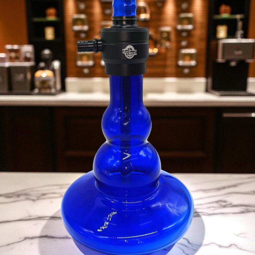 Azure Shisha – Vibrant Blue Glass Water Pipe