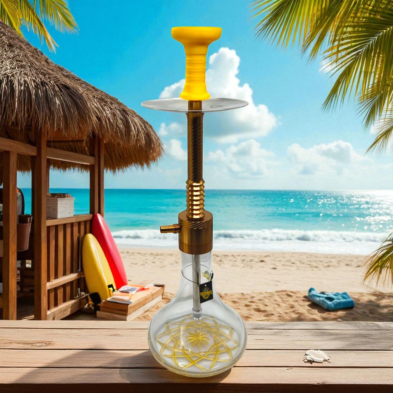 El Mo3ez Zenith Series Modern Hookah