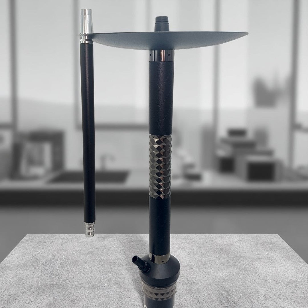 Dark Knight Hookah – Complete Premium Set (Black & Gold)- 90CM