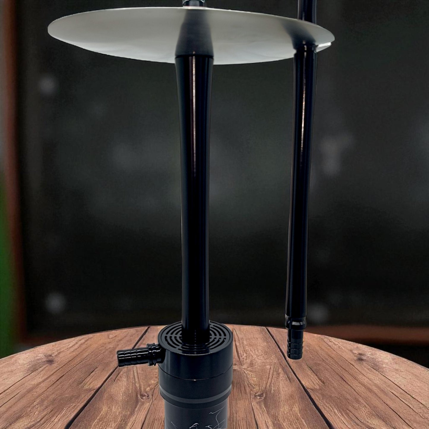 Obsidian Mist X3 Hookah – Matte Black Marble Edition