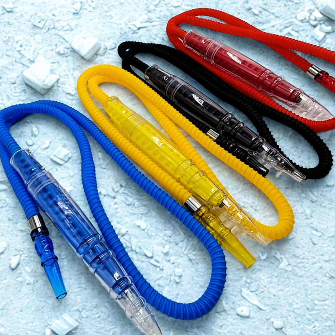 Cooling Rubber Hookah Hose with Freon Mouthpiece