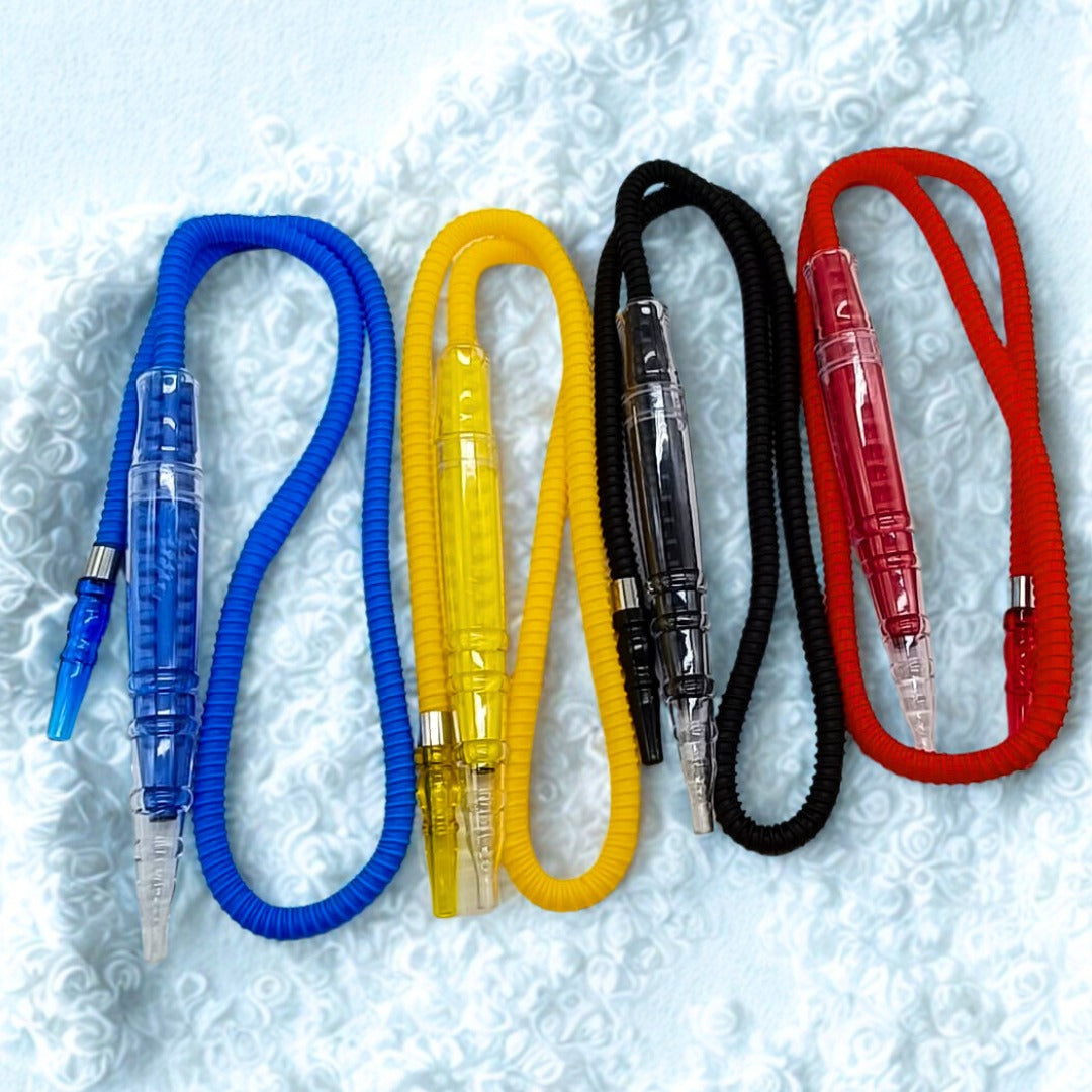 Cooling Rubber Hookah Hose with Freon Mouthpiece
