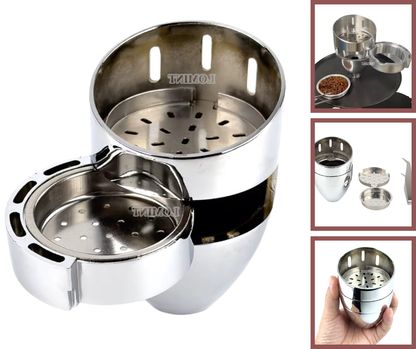 LuxeSmoke Elite Stainless Steel Shisha Head Set