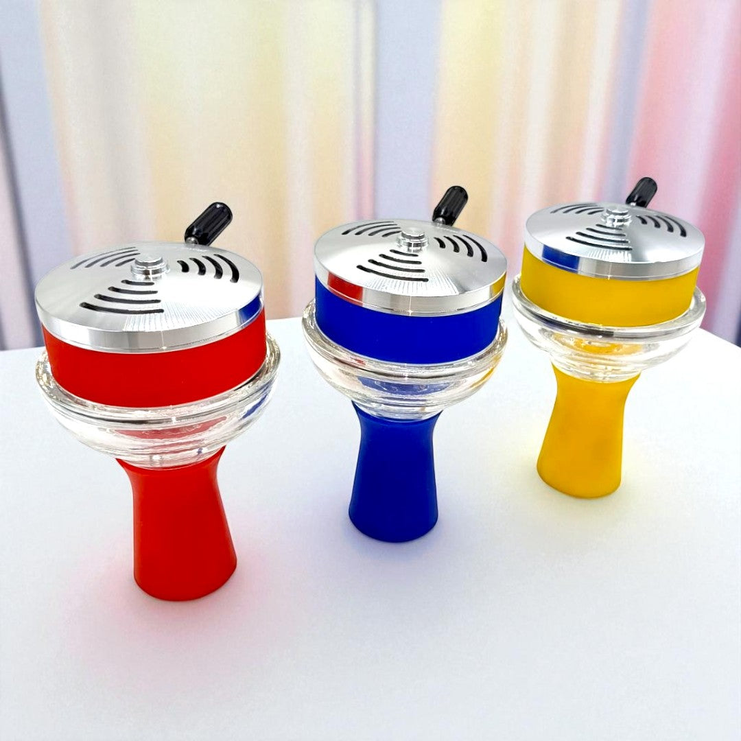 ColorFusion Pyrex Glass Shisha Head Set