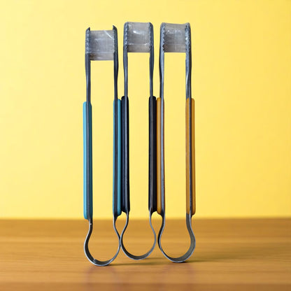 Luxury Rubber-Grip Hookah Tongs – Stylish, Safe, and Built to Last