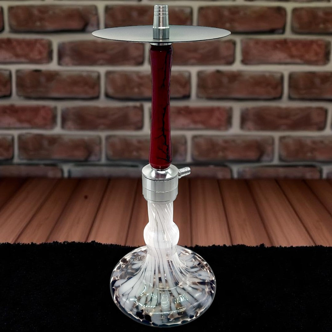 Crystal Storm Hookah – Premium Smoke Kit with Pottery Head & Lock Bowl System