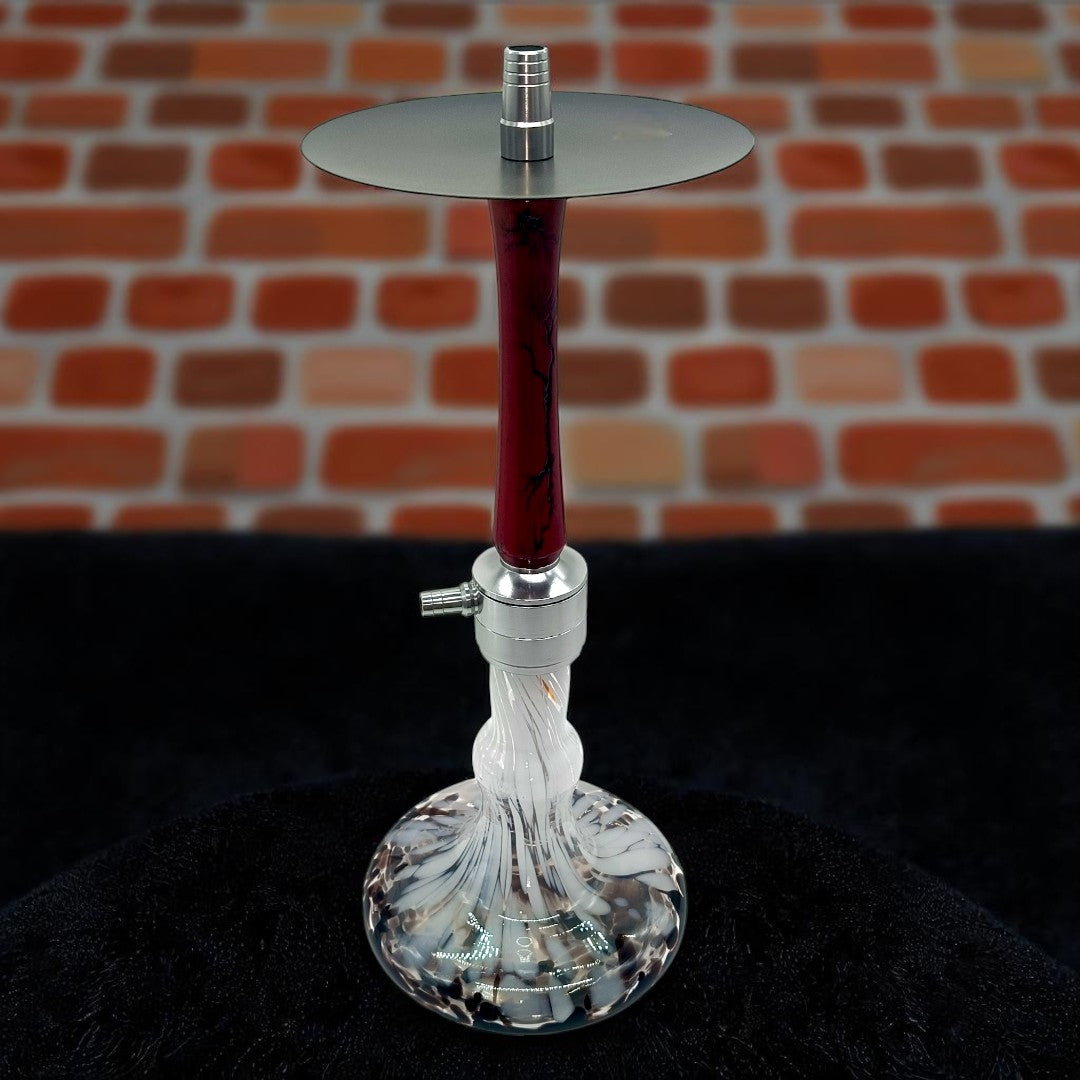 Crystal Storm Hookah – Premium Smoke Kit with Pottery Head & Lock Bowl System
