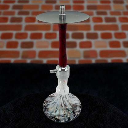 Crystal Storm Hookah – Premium Smoke Kit with Pottery Head & Lock Bowl System