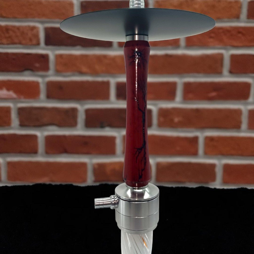 Crystal Storm Hookah – Premium Smoke Kit with Pottery Head & Lock Bowl System