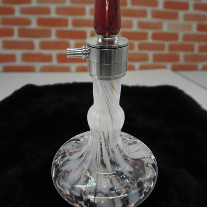 Crystal Storm Hookah – Premium Smoke Kit with Pottery Head & Lock Bowl System