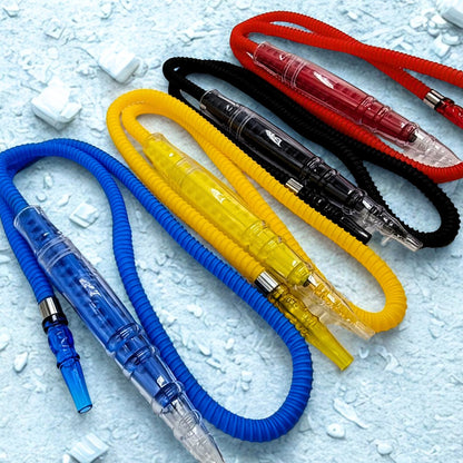 Cooling Rubber Hookah Hose with Freon Mouthpiece